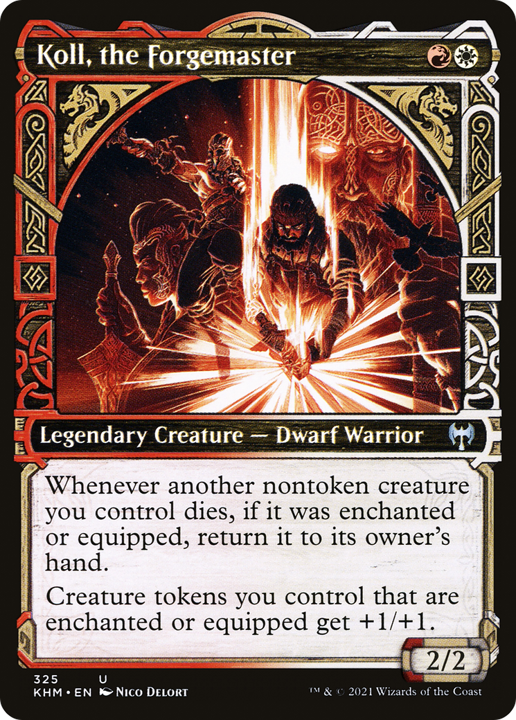 Koll, the Forgemaster (Showcase) [Kaldheim] Foil
