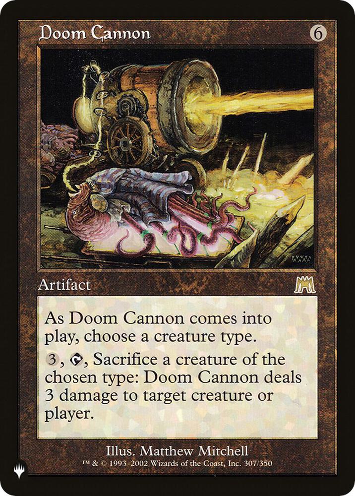 Doom Cannon ONS-307/5075 (The List Reprints) 