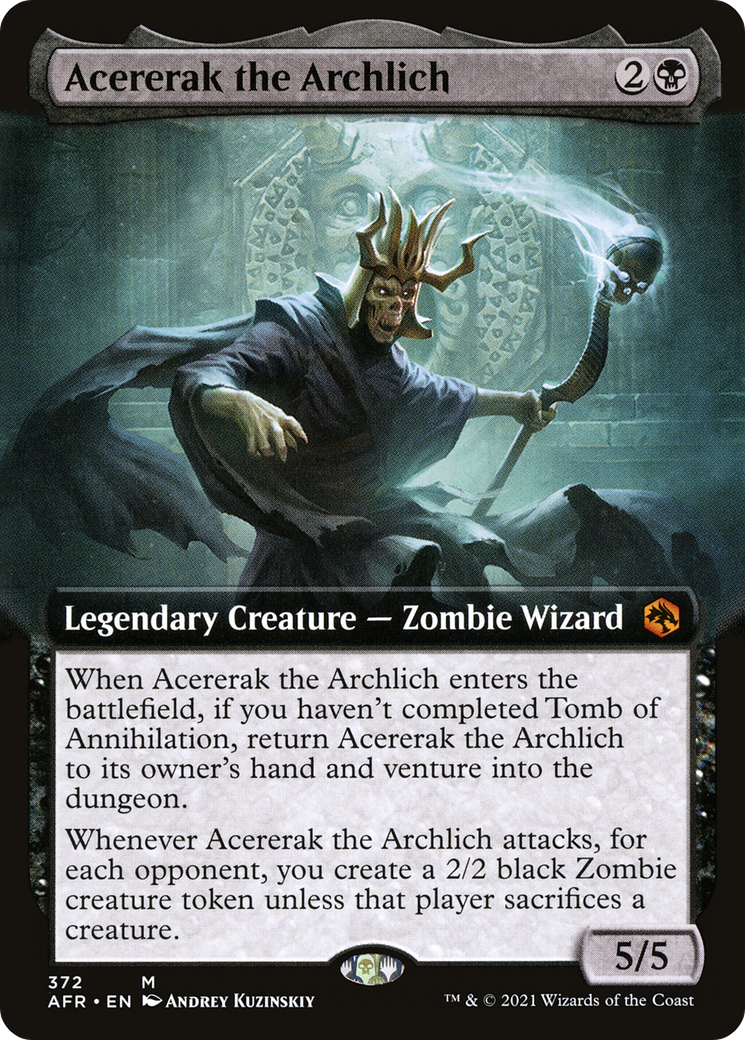 Acererak the Archlich (Extended Art) [Dungeons & Dragons: Adventures in the Forgotten Realms] Foil