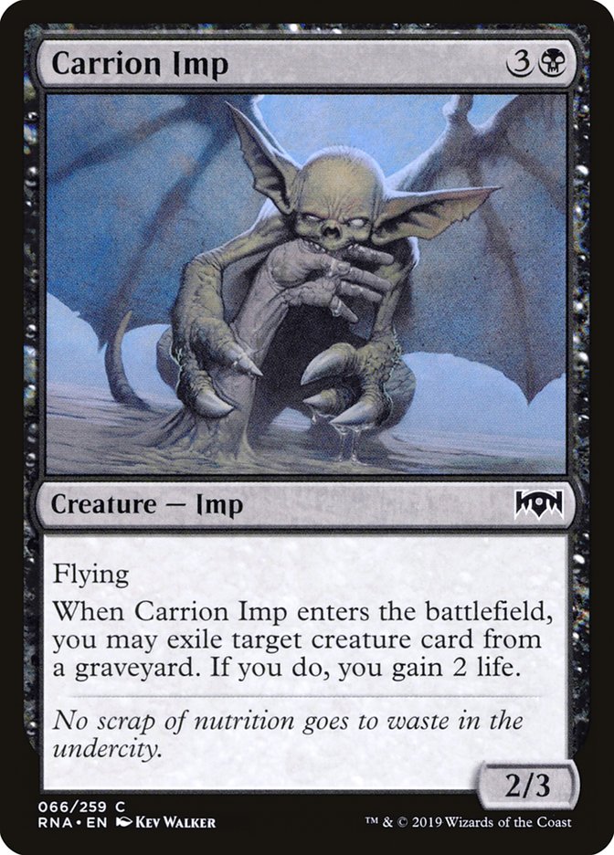 Carrion Imp 66/259 (Ravnica Allegiance)  - Foil