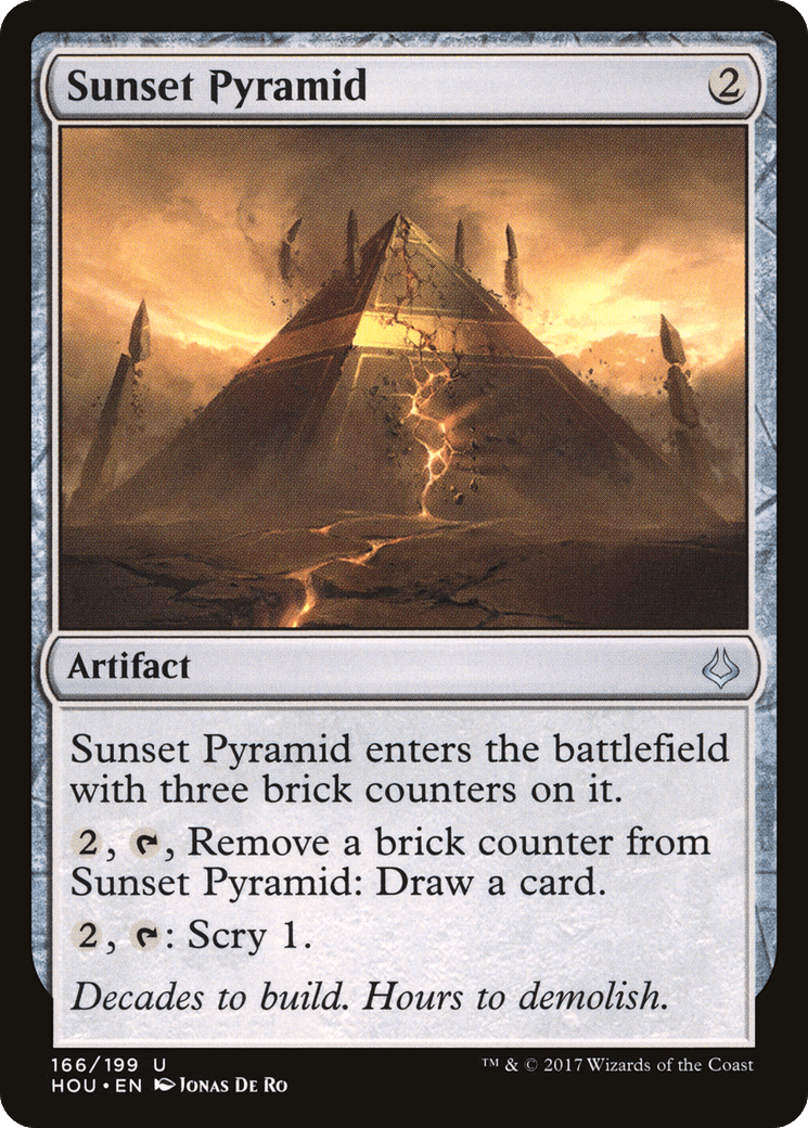 Sunset Pyramid [Hour of Devastation] Foil