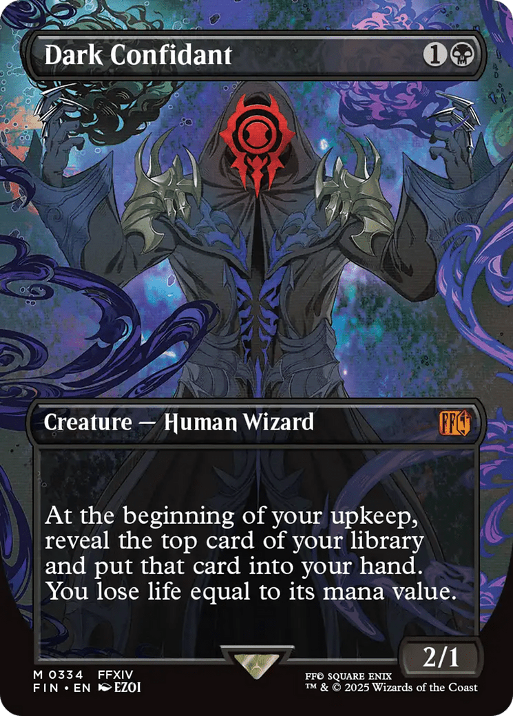 Dark Confidant (Borderless) (334) [FINAL FANTASY]  Foil
