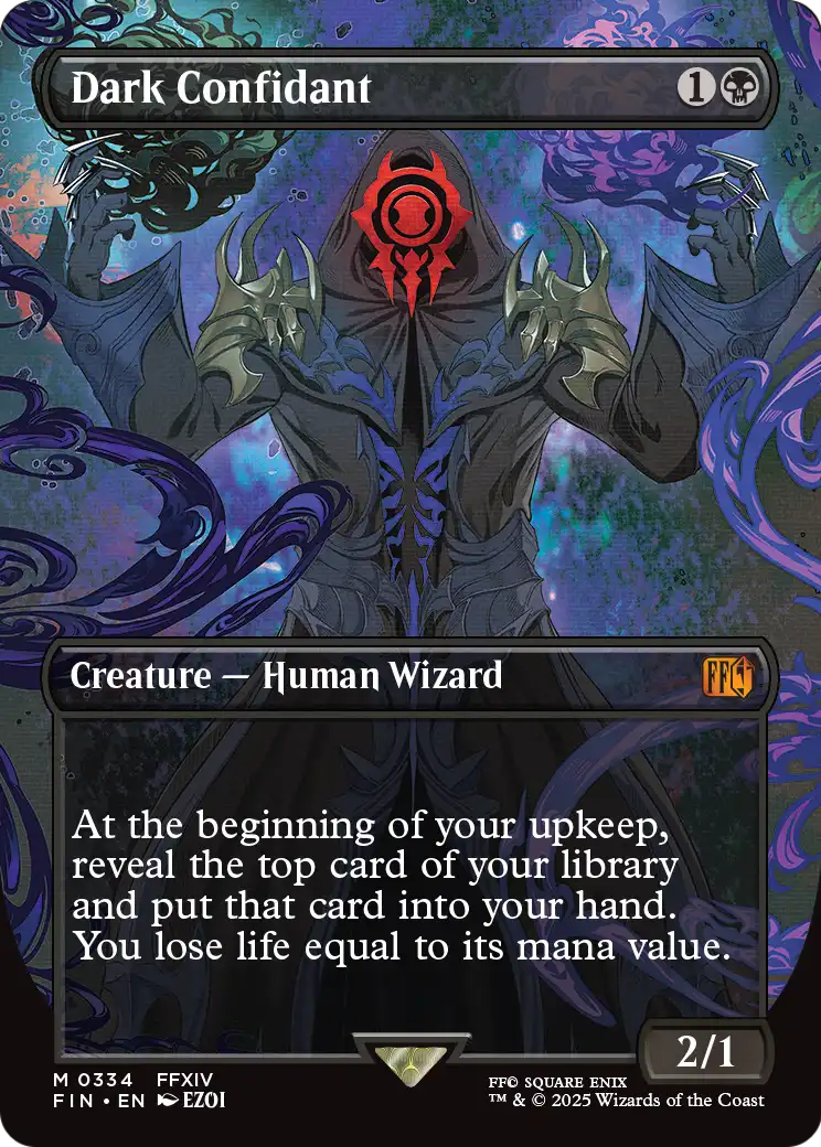 Dark Confidant (Borderless) (334) [FINAL FANTASY]  Foil