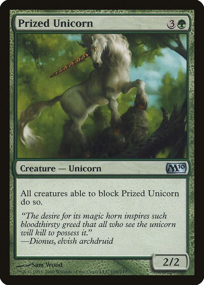 Prized Unicorn 199/249 (Magic 2010 (M10)) 
