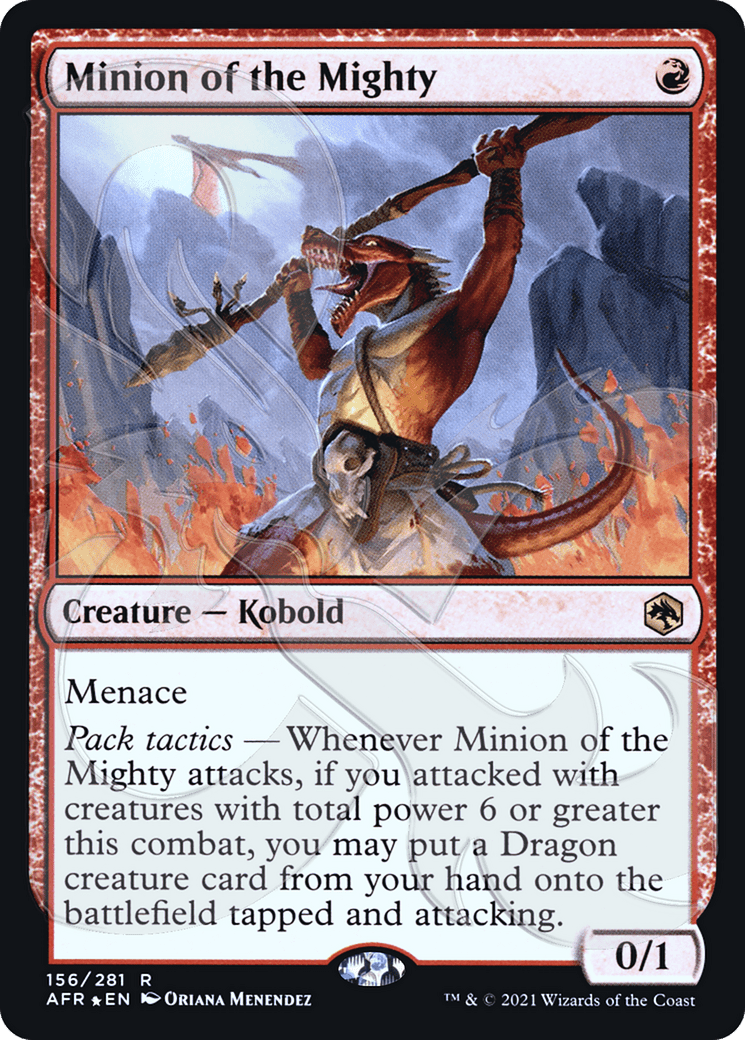 Minion of the Mighty (Ampersand Promo) [Dungeons & Dragons: Adventures in the Forgotten Realms Promos]