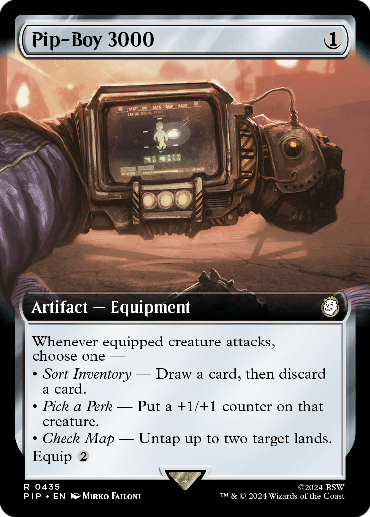 Pip-Boy 3000 (Extended Art) [Fallout] Foil