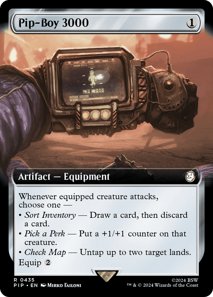 Pip-Boy 3000 (Extended Art) [Fallout] Foil