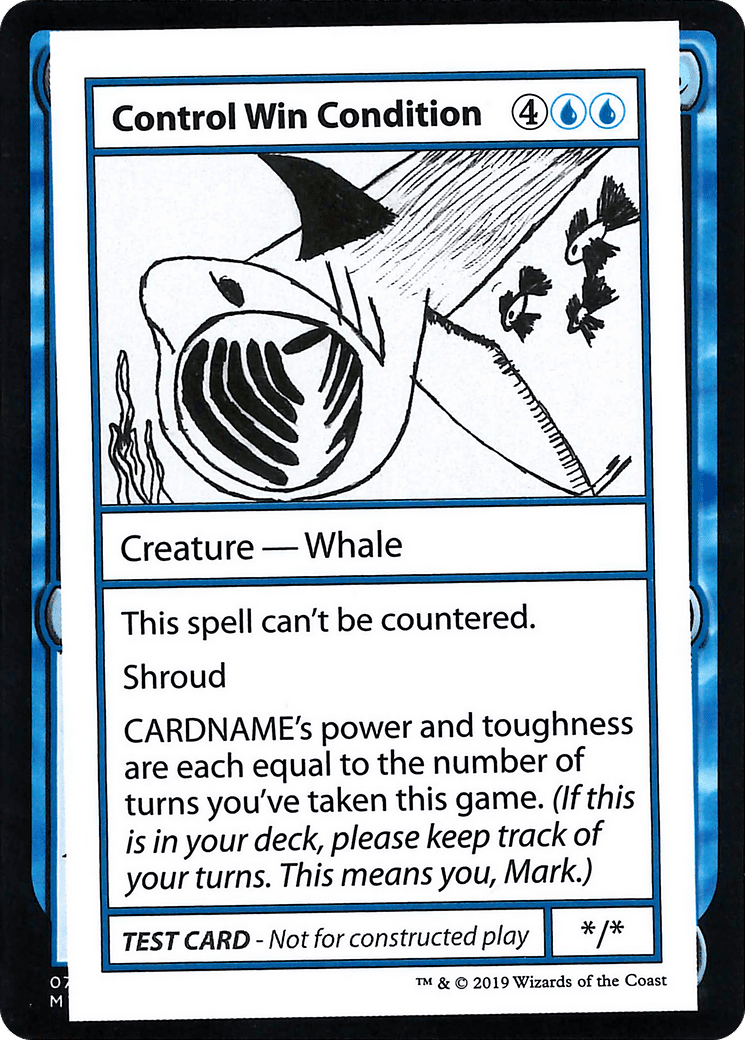 Control Win Condition (2021 Edition) [Mystery Booster Playtest Cards]