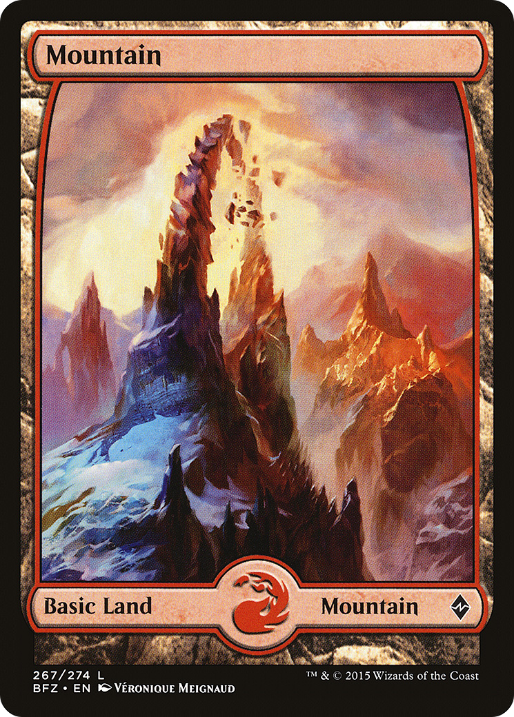 Mountain (BFZ-267) - Battle for Zendikar Foil