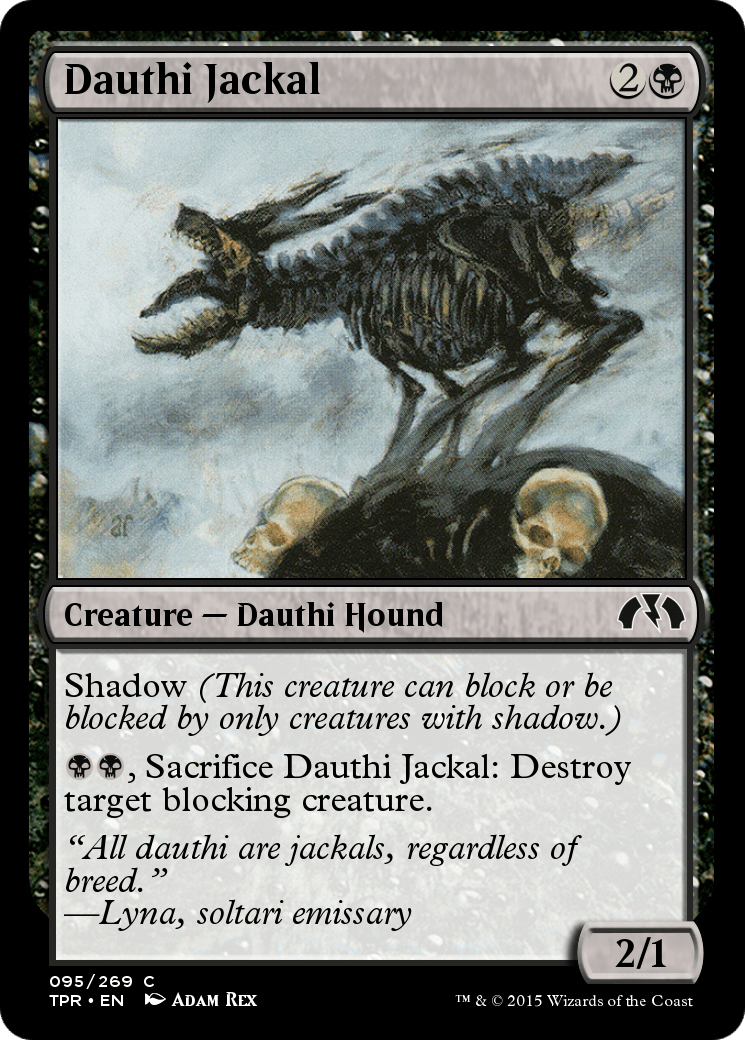 Dauthi Jackal (TPR-095) - Tempest Remastered Foil