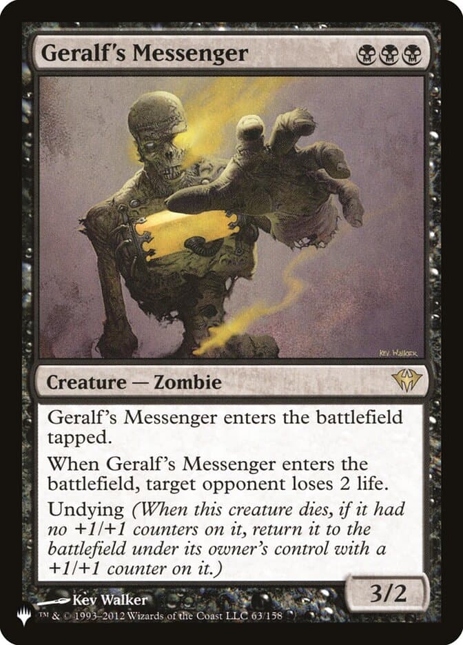 Geralf's Messenger |  (DKA-63) [The List]