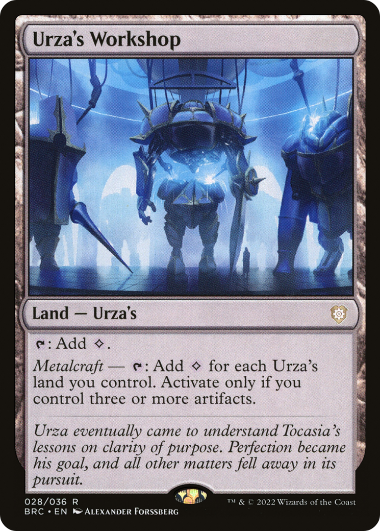 Urza's Workshop [The Brothers' War Commander] Foil
