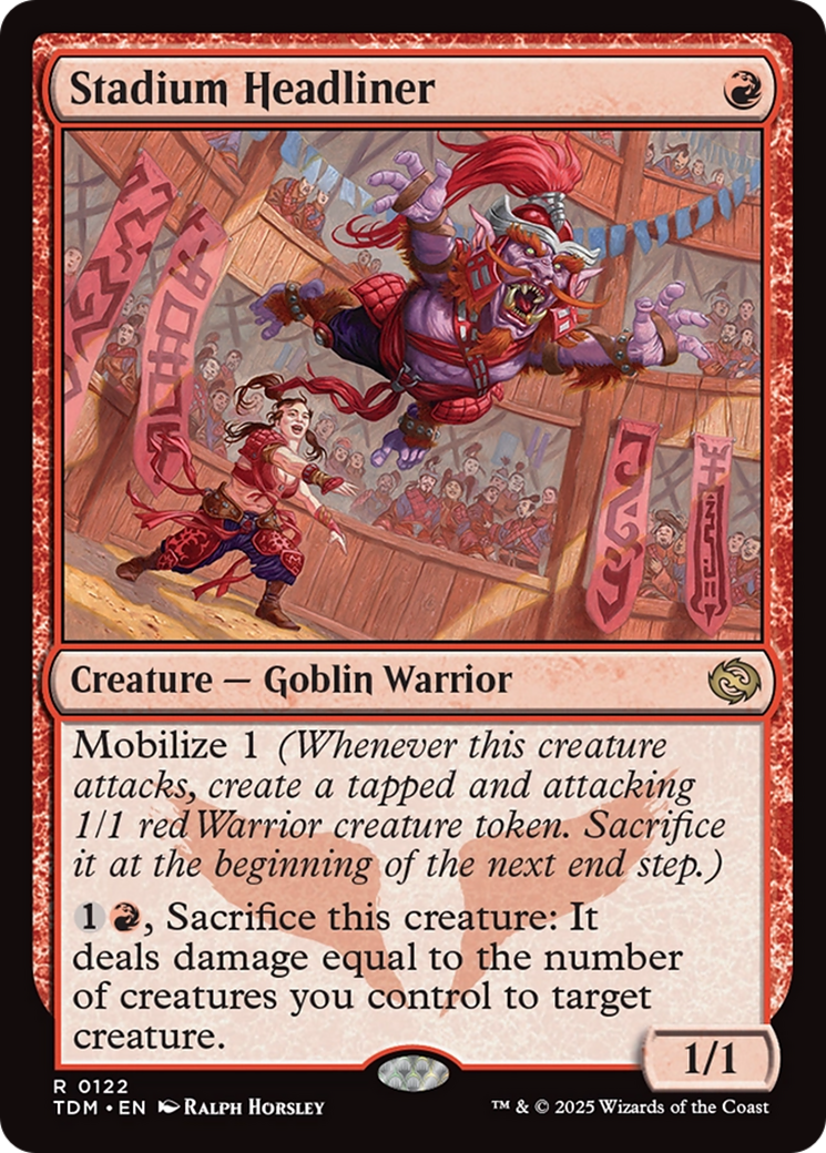 Stadium Headliner (122) [Tarkir: Dragonstorm]  Foil