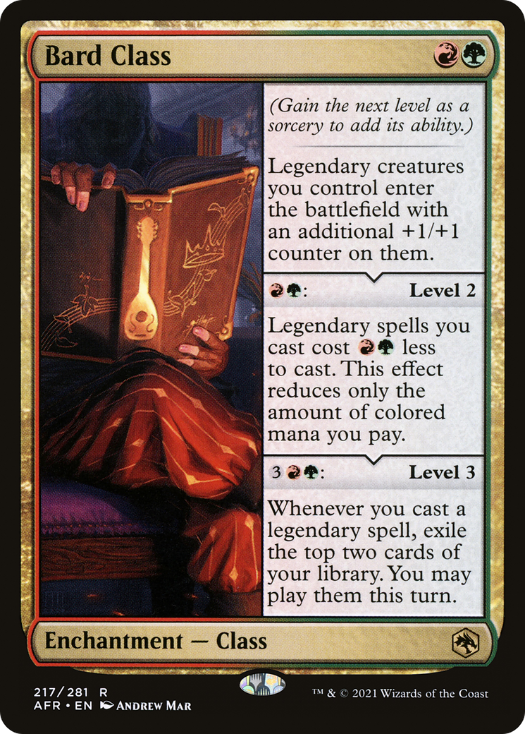 Bard Class [Dungeons & Dragons: Adventures in the Forgotten Realms] Foil