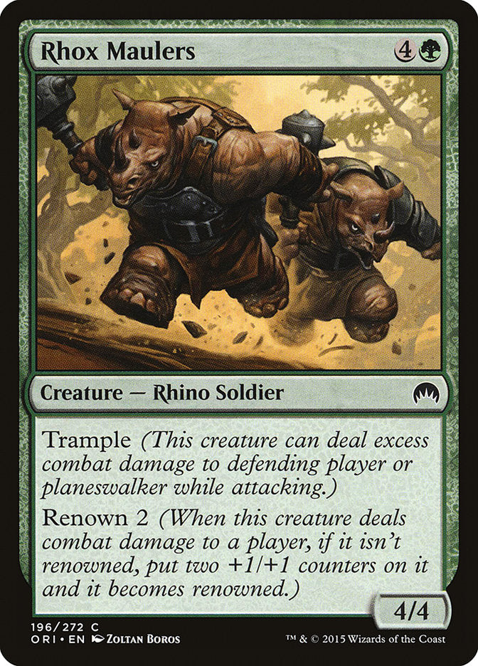 Rhox Maulers 196/272 (Magic Origins) 