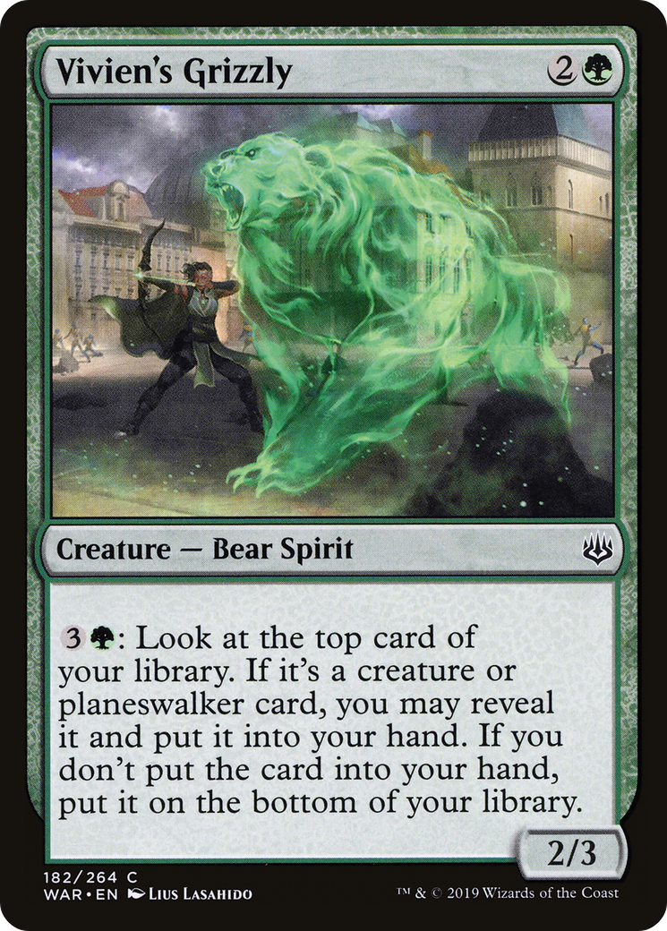Vivien's Grizzly [War of the Spark] Foil
