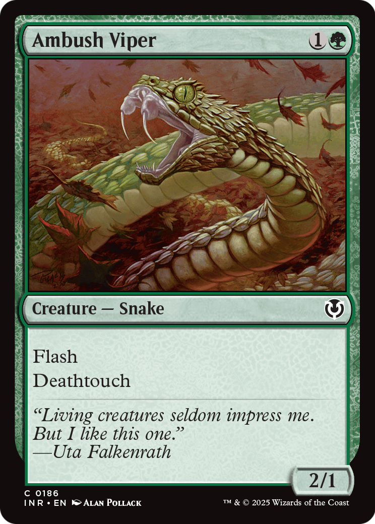 Ambush Viper (-186) [Innistrad Remastered]  Foil