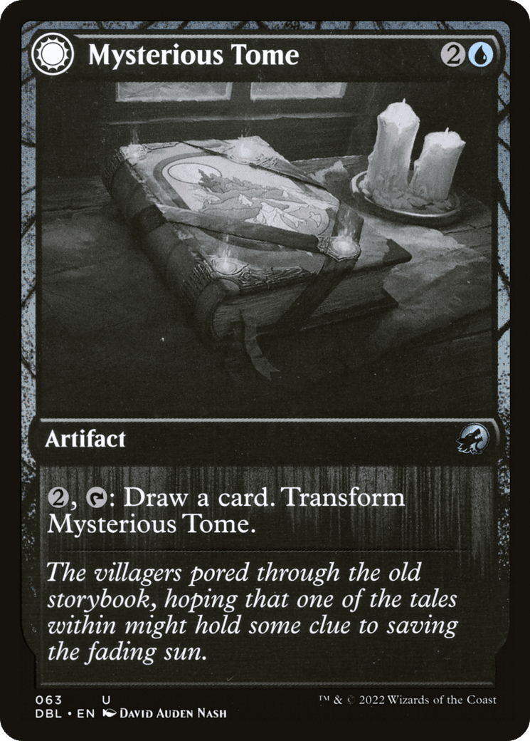 Mysterious Tome // Chilling Chronicle [Innistrad: Double Feature] Foil
