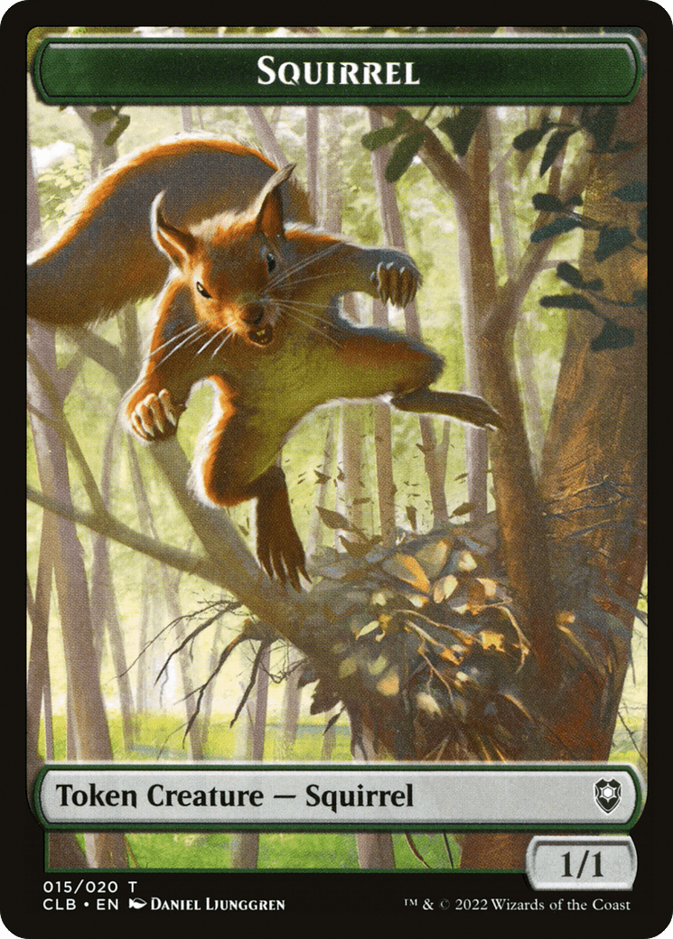 Squirrel (TCLB-015) - Battle for Baldur's Gate Tokens Foil