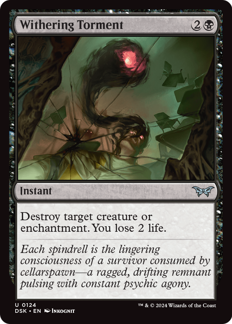 Withering Torment [Duskmourn: House of Horror] Foil