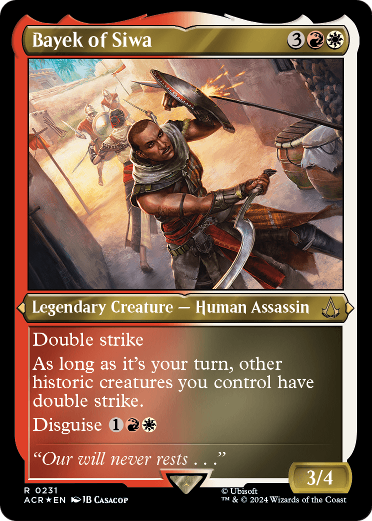Bayek of Siwa (ACR-231) - Assassin's Creed Etched Foil