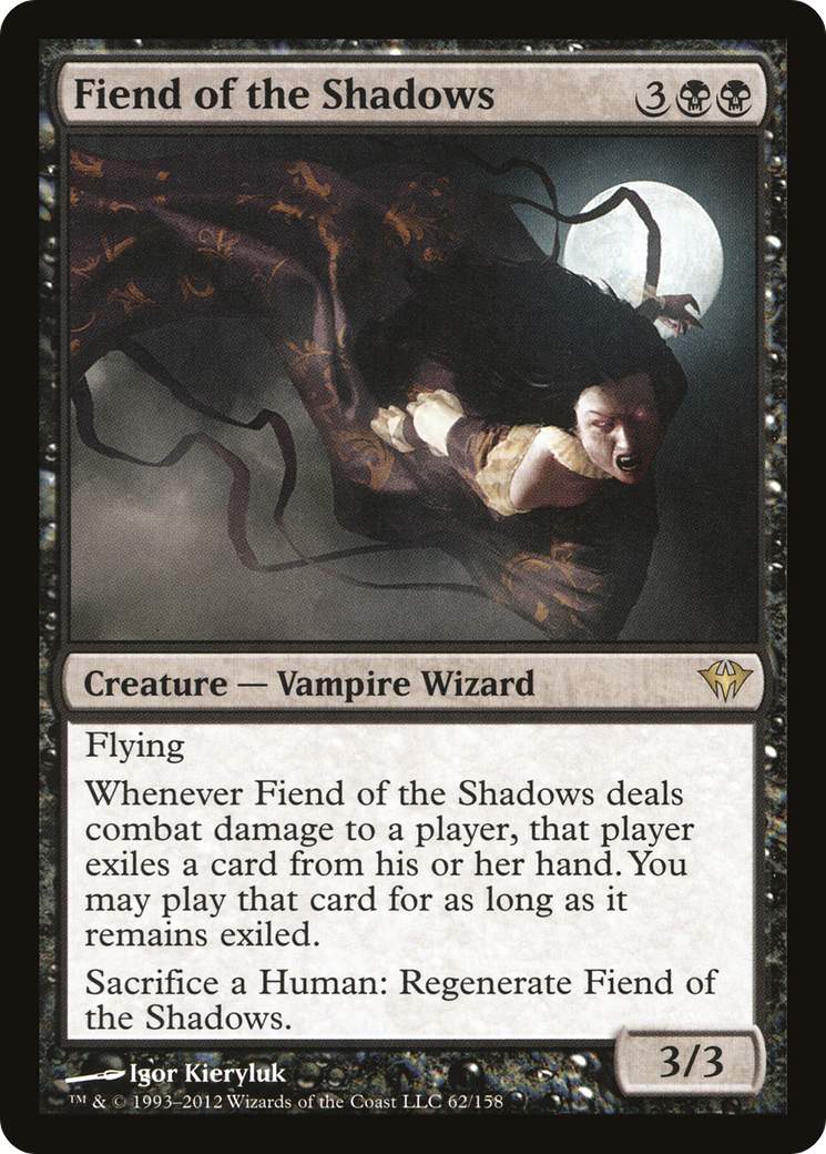 Fiend of the Shadows [Dark Ascension] Foil