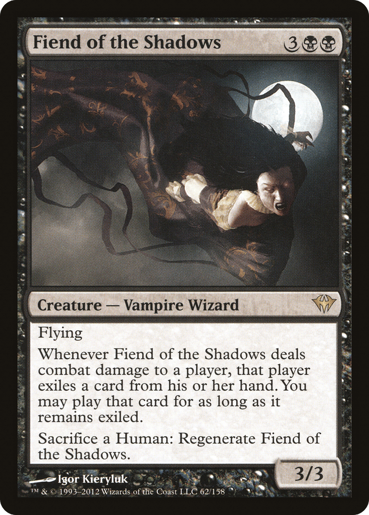 Fiend of the Shadows [Dark Ascension] Foil