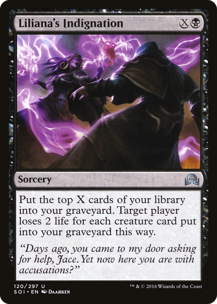 Liliana's Indignation [Shadows over Innistrad] Foil