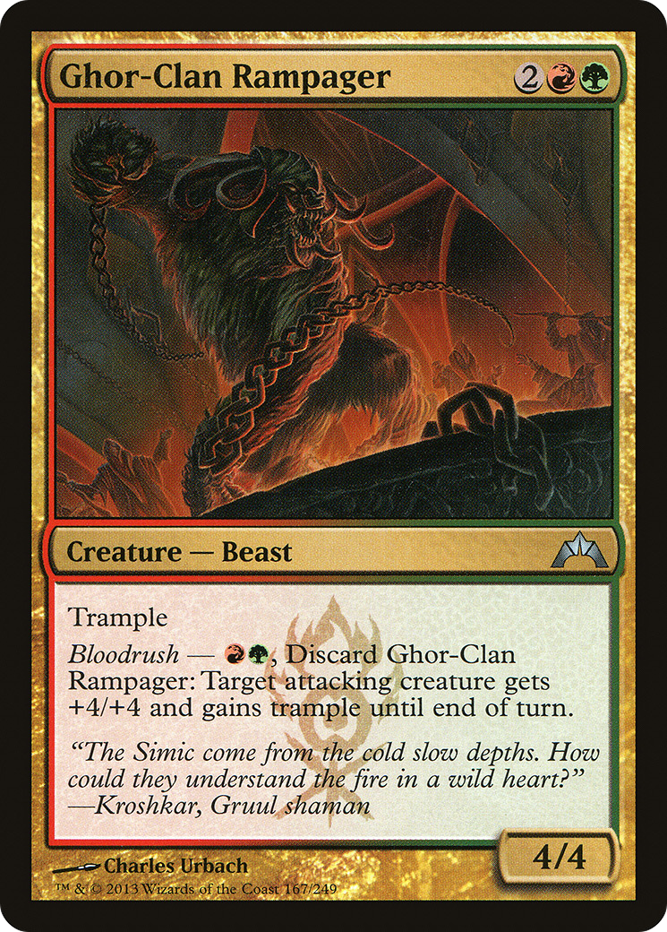 Ghor-Clan Rampager [Gatecrash] Foil