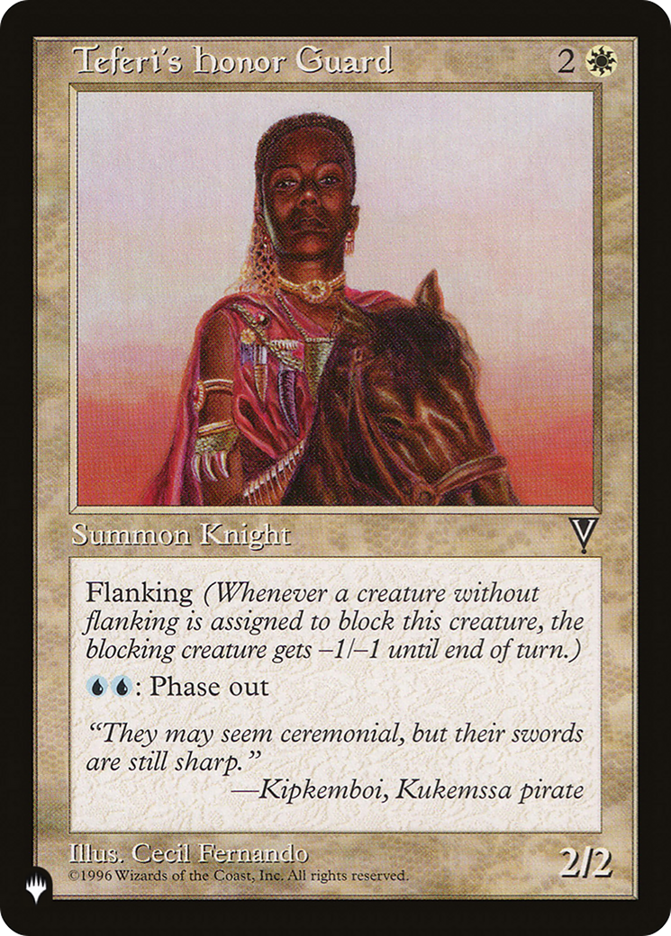 Teferi's Honor Guard |  (VIS-22) [The List]