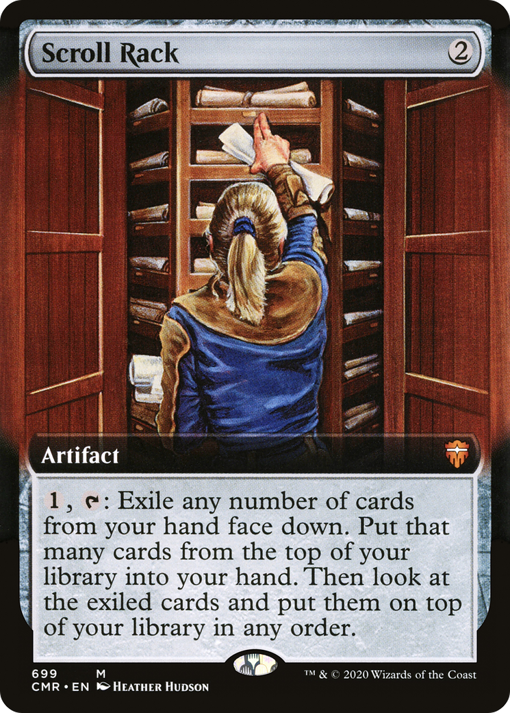 Scroll Rack (Extended Art) [Commander Legends] Foil