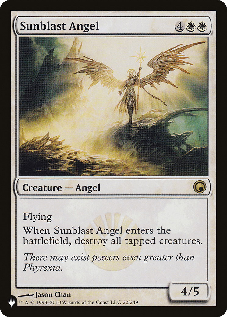 Sunblast Angel |  Foil (SOM-22) [The List]
