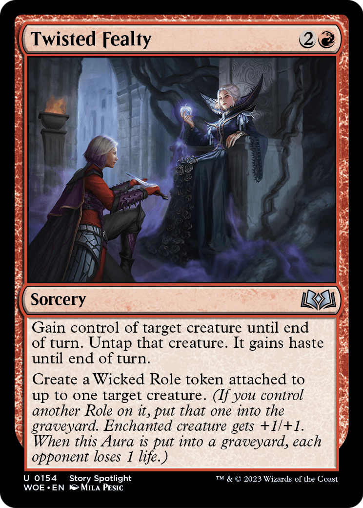 Twisted Fealty [Wilds of Eldraine] Foil
