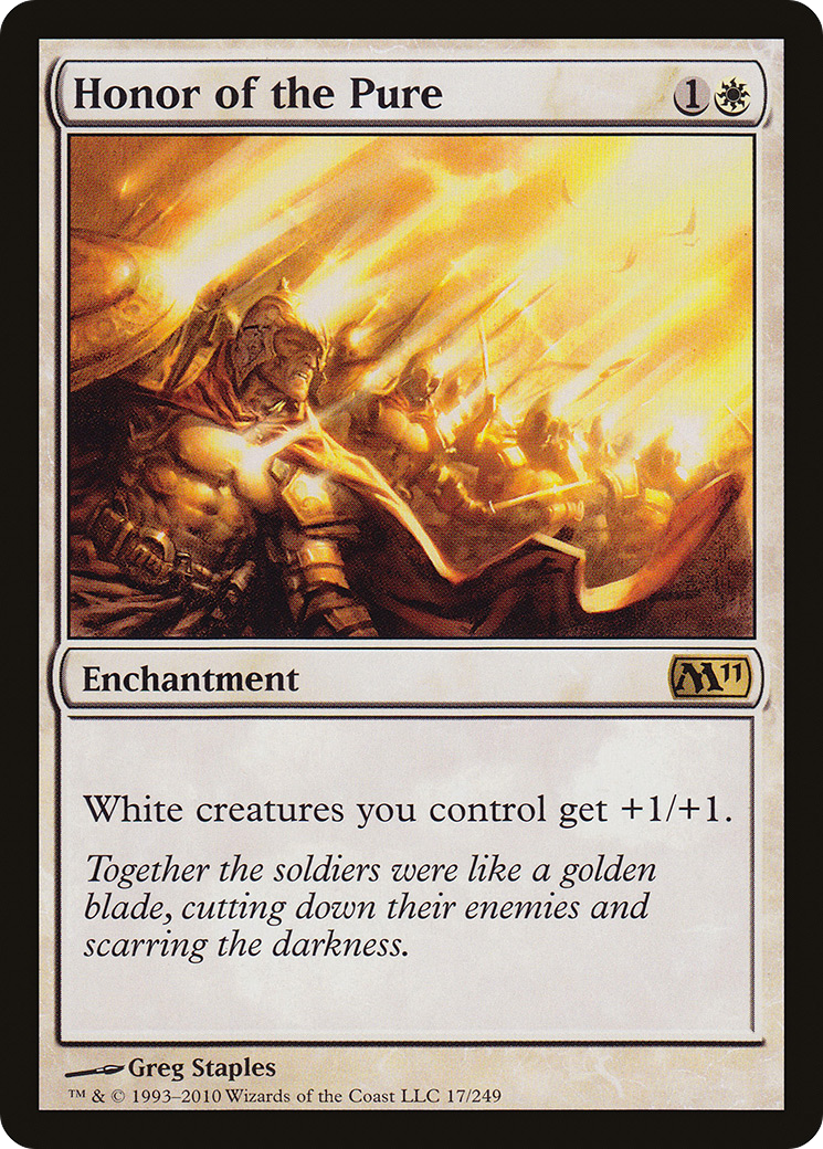 Honor of the Pure [Magic 2011] Foil
