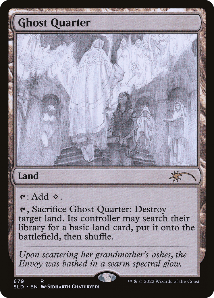 Ghost Quarter (Sketch) [Secret Lair Drop Promos] Foil