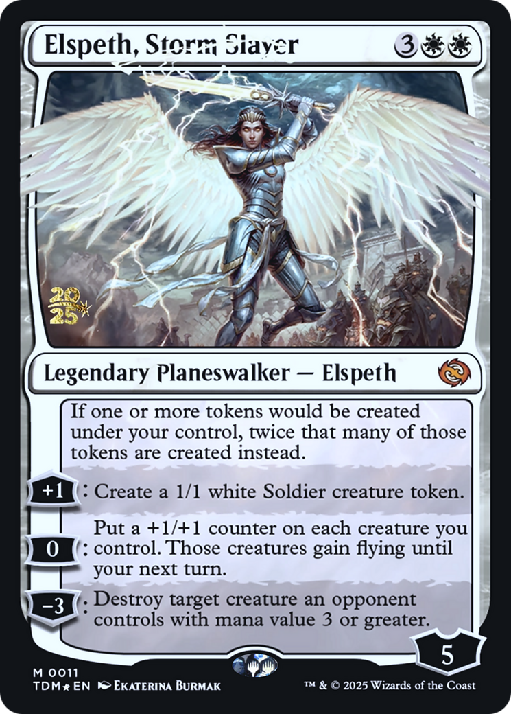 Elspeth, Storm Slayer (011) [Prerelease Cards]