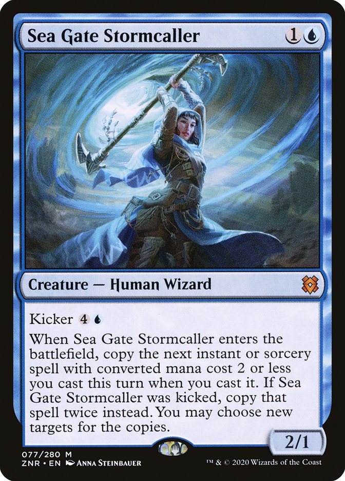 Sea Gate Stormcaller 77/280 (Zendikar Rising) 