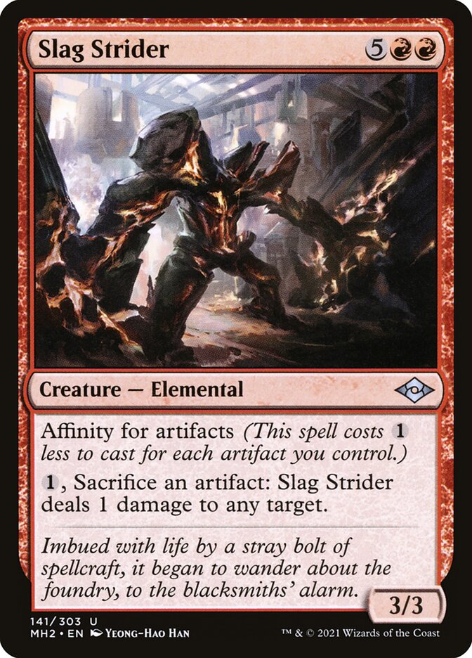 Slag Strider 141 (Modern Horizons 2)  - Foil
