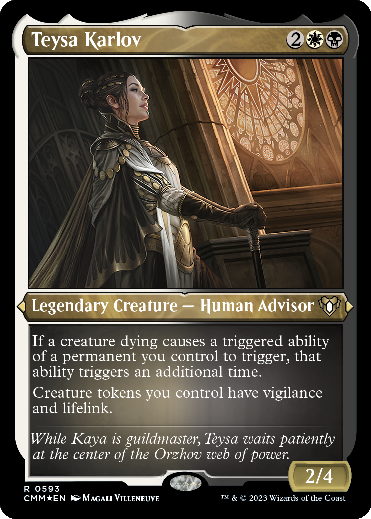 Teysa Karlov (CMM-593) - Commander Masters Etched Foil