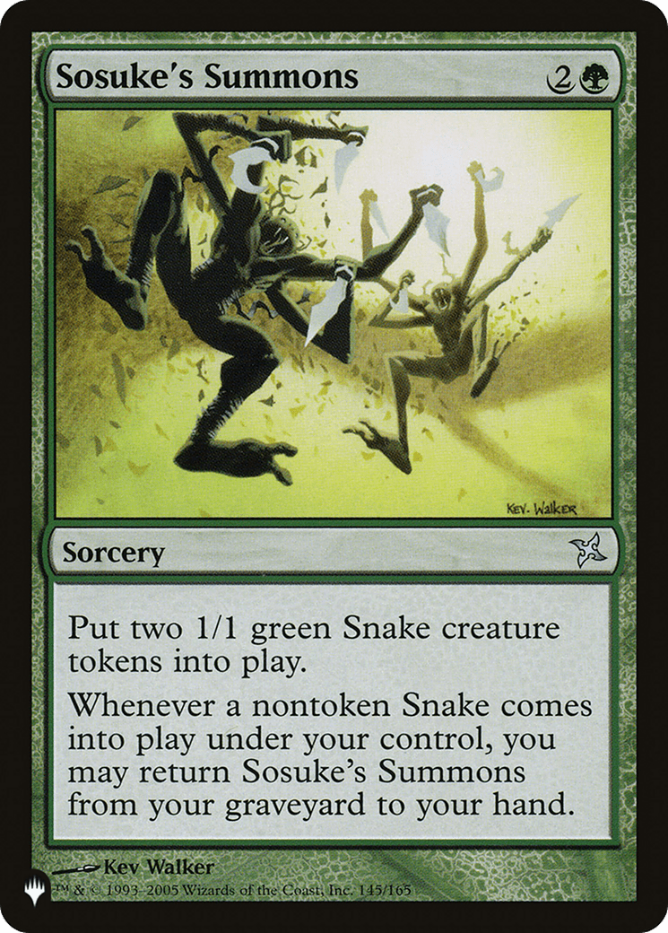 Sosuke's Summons |  (BOK-145) [The List]