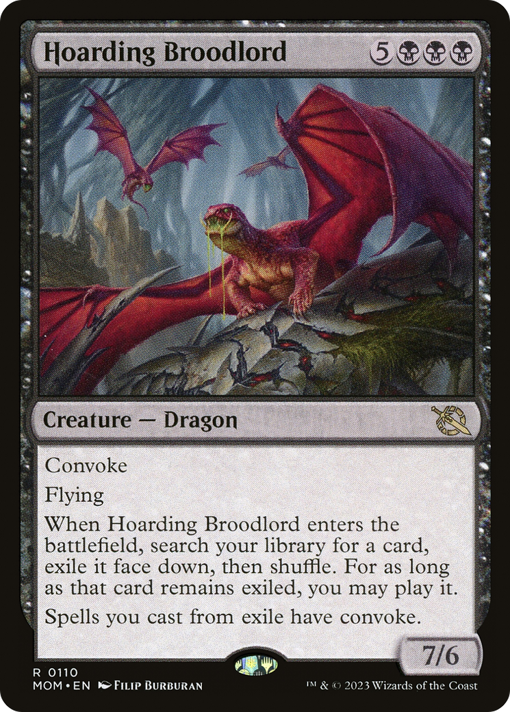 Hoarding Broodlord [March of the Machine] Foil
