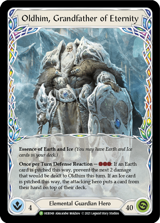 Oldhim, Grandfather of Eternity [HER048] (Promo)  Rainbow Foil