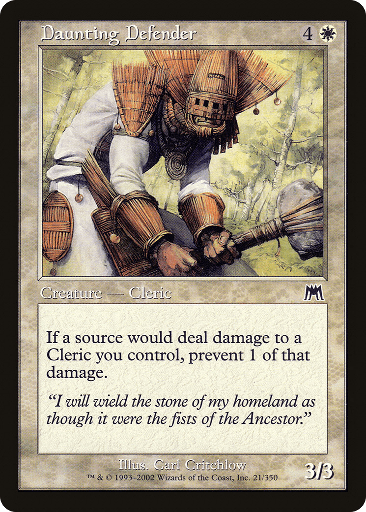 Daunting Defender [Onslaught] Foil