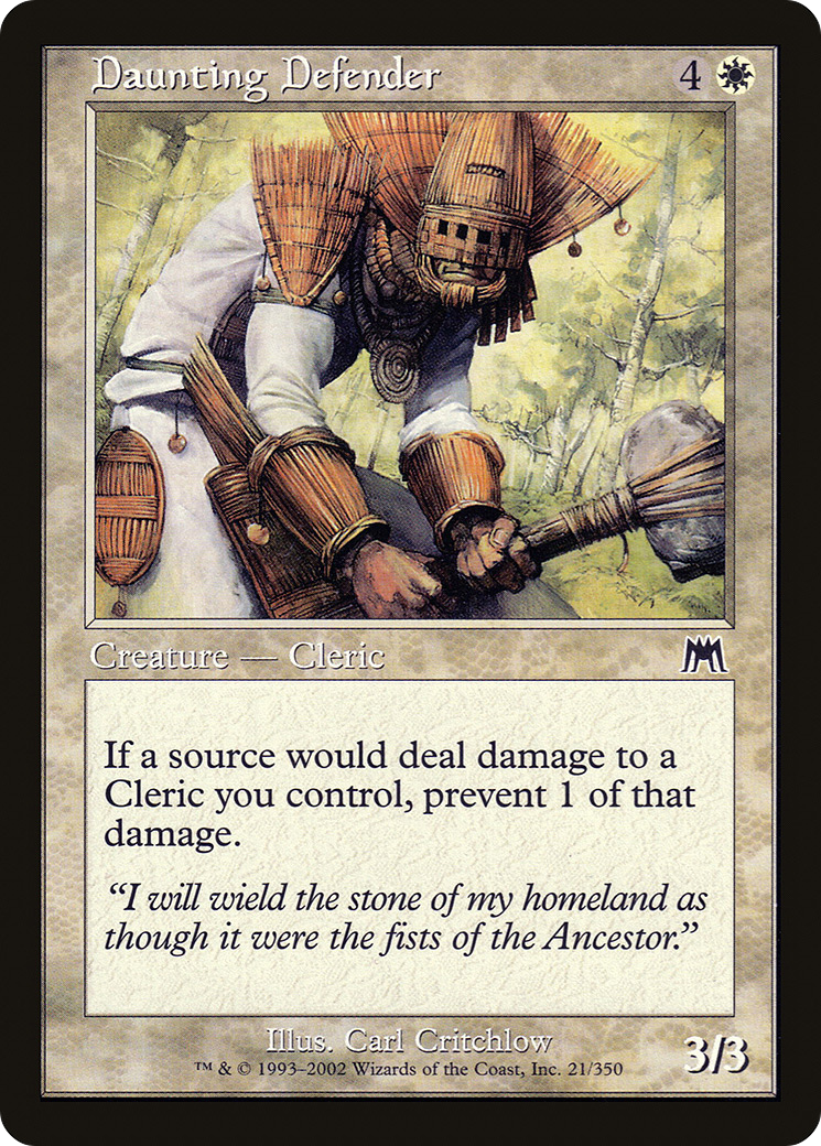 Daunting Defender [Onslaught] Foil