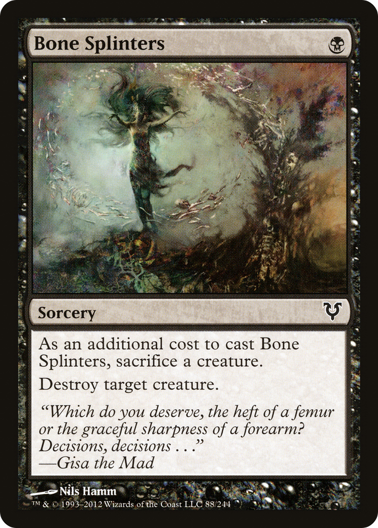 Bone Splinters [Avacyn Restored] Foil