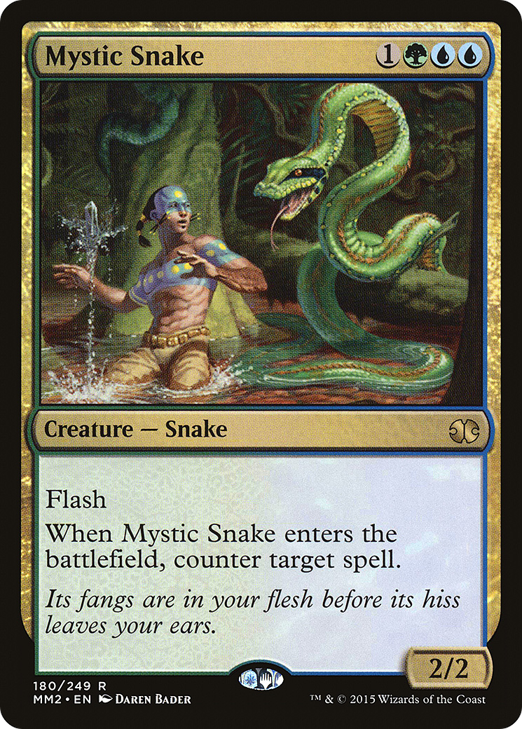 Mystic Snake [Modern Masters 2015] Foil