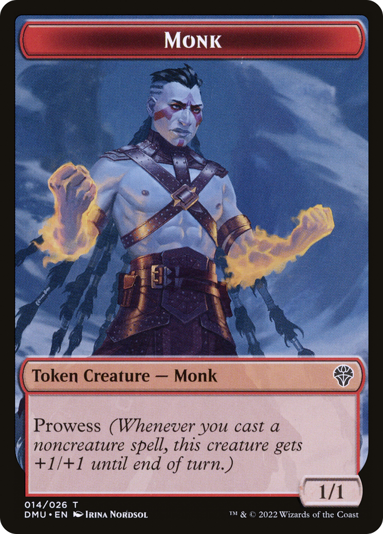 Monk (TDMU-014) - Dominaria United Tokens Foil