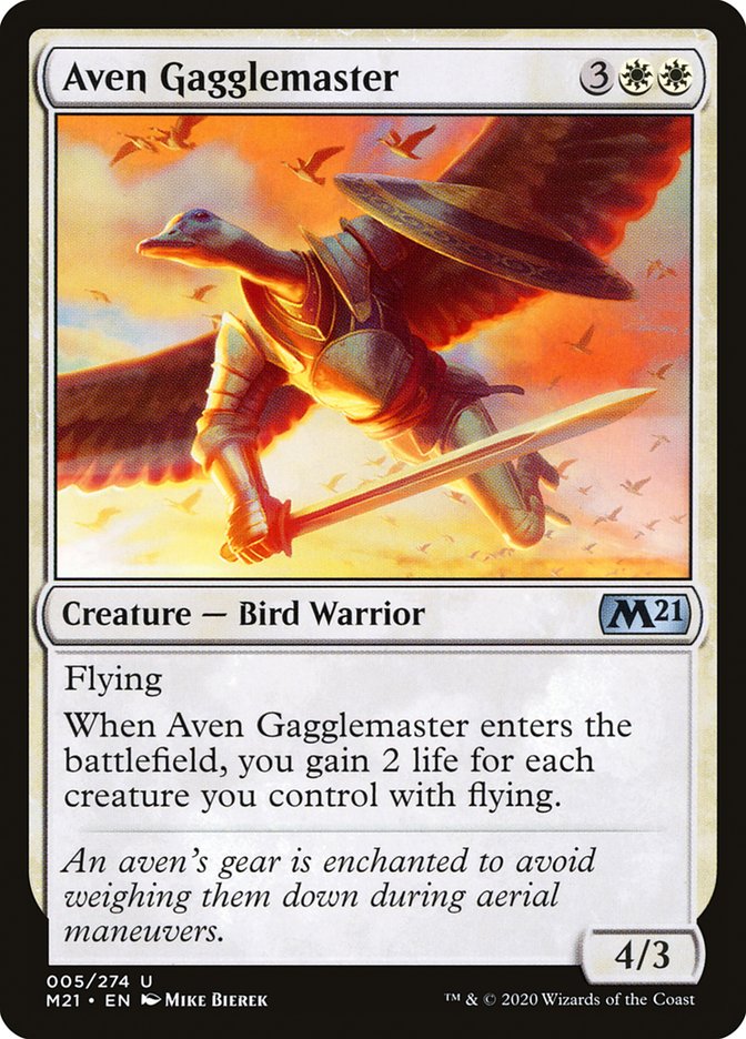 Aven Gagglemaster 5 (Core Set 2021)  - Foil
