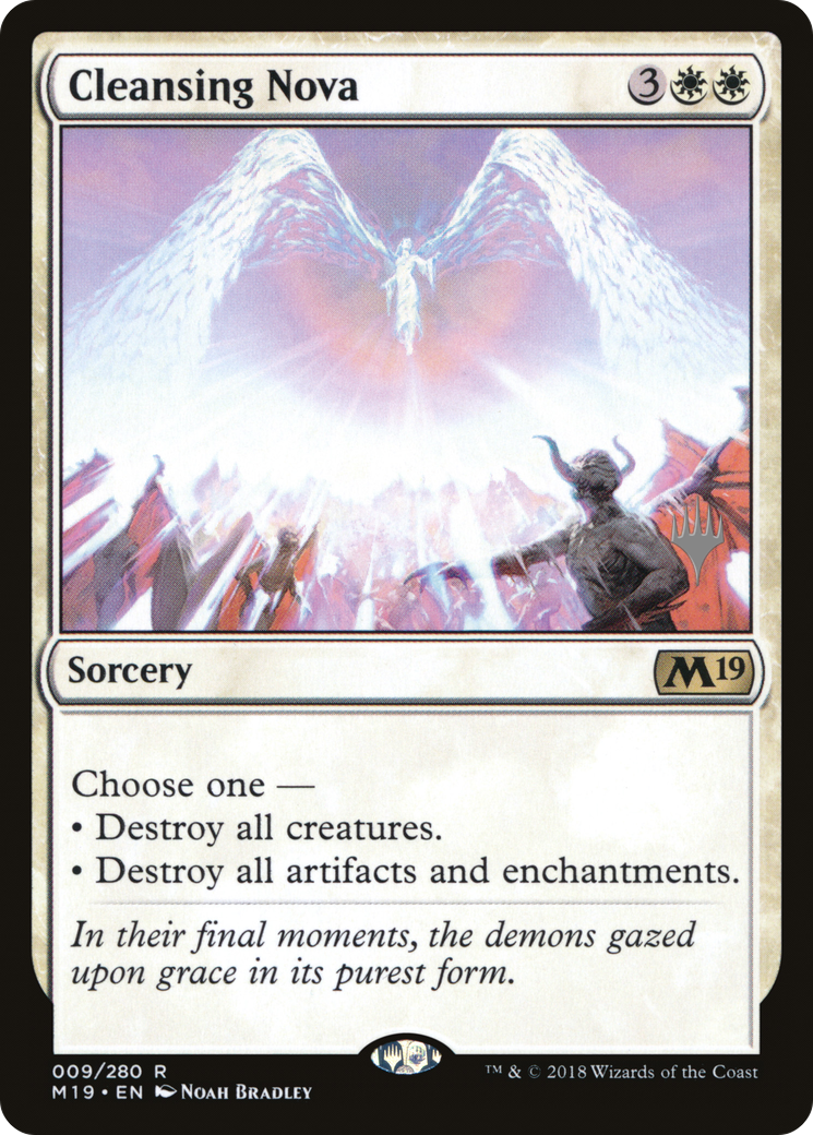 Cleansing Nova (Promo Pack) [Core Set 2019 Promos] Foil