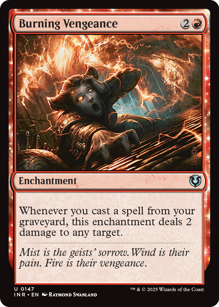 Burning Vengeance (-147) [Innistrad Remastered]